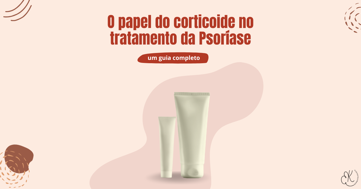 Pomadas representando o uso de corticoides no tratamento da psoríase